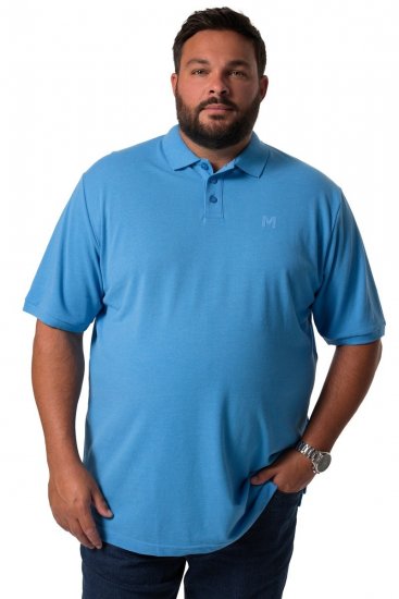 Men+ 256 Polo majica Nebesko plava - Polo majice - Muške Polo Majice Veliki Brojevi