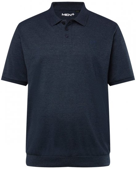 Men+ 264 Polo majica bellyfit Tamnoplava - Polo majice - Muške Polo Majice Veliki Brojevi