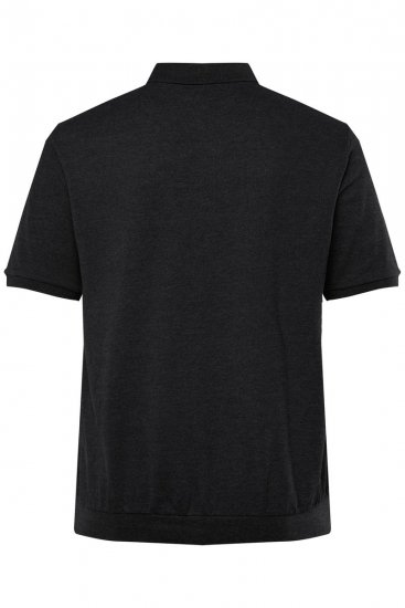 Men+ 266 Polo majica bellyfit Crna 2 komada - Polo majice - Muške Polo Majice Veliki Brojevi