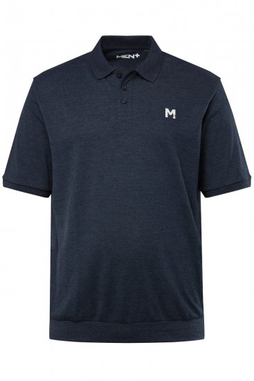 Men+ 266 Polo majica bellyfit Tamnoplava 2 komada - Polo majice - Muške Polo Majice Veliki Brojevi