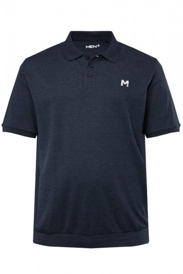 Men+ 266 Polo majica bellyfit Tamnoplava 2 komada - Polo majice - Muške Polo Majice Veliki Brojevi