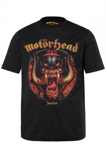 JP1880 Motörhead Sacrifice Band T-Shirt Black - Majice Kratkih Rukava - Muške Majice Kratkih Rukava Veliki Brojevi 