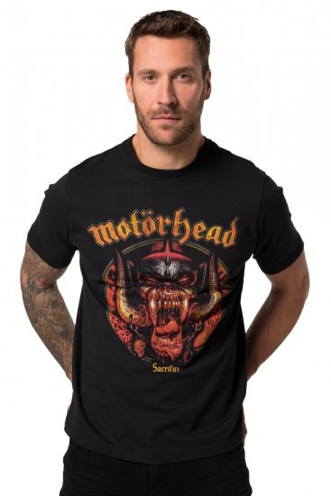 JP1880 Motörhead Sacrifice Band T-Shirt Black - Majice Kratkih Rukava - Muške Majice Kratkih Rukava Veliki Brojevi 