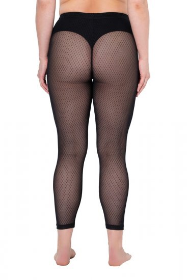 Ulla Popken 836800 Hulahop tajice Crna - Hulahopke & čarape - 