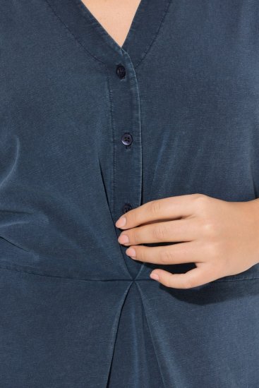 Ulla Popken 837403 Haljina od jerseya kratkih rukava Tamnoplava - Haljine od jerseyja - 