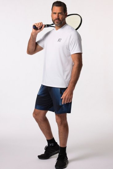 JP1880 FLEXNAMIC® GeoMotion Tennis Shorts Dark Blue - Sportska & za van odjeća - Muške Sportska Odjeća Veliki Brojevi