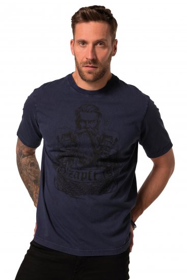 JP1880 O’zapft is! Design Vintage Look T-Shirt Navy Blue - Majice Kratkih Rukava - Muške Majice Kratkih Rukava Veliki Brojevi 