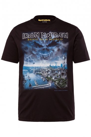 JP1880 Iron Maiden Brave New World T-Shirt Black - Majice Kratkih Rukava - Muške Majice Kratkih Rukava Veliki Brojevi 