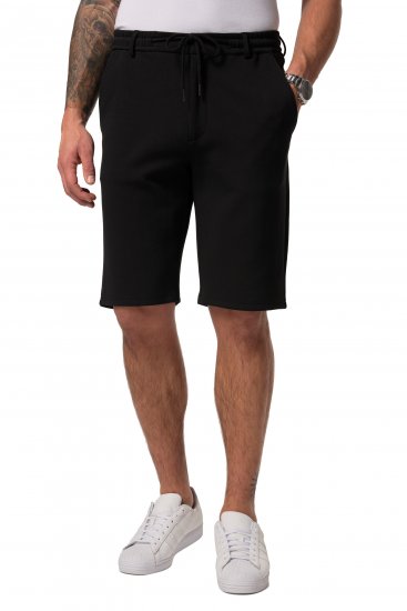 JP1880 Jersey Bermuda Chino Shorts Flexnamic Black - Kratke hlače - Muške Kratke Hlače Veliki Brojevi 