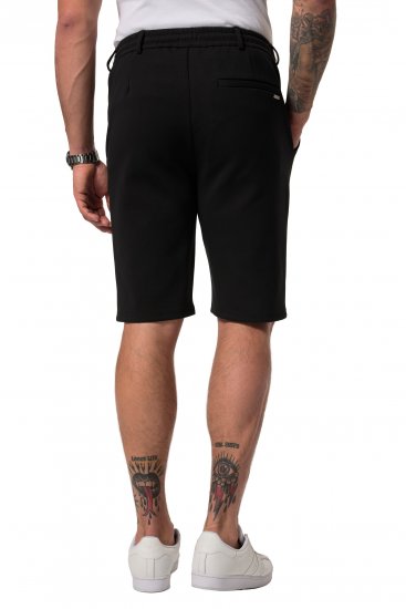 JP1880 Jersey Bermuda Chino Shorts Flexnamic Black - Kratke hlače - Muške Kratke Hlače Veliki Brojevi 
