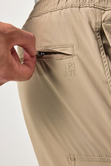 JAY-PI Cargo Pants Ribstop FLEXNAMIC® Beige - Traperice & hlače - Muške Traperice i Hlače Veliki Brojevi