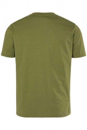 Men+ 682 Majica Val Khaki zelena - Majice Kratkih Rukava - Muške Majice Kratkih Rukava Veliki Brojevi 