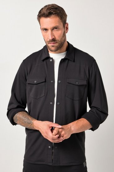 JAY-PI FLEXNAMIC® Sweat-Overshirt Black - Jakne - Muške Jakne Veliki Brojevi