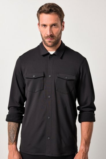 JAY-PI FLEXNAMIC® Sweat-Overshirt Black - Jakne - Muške Jakne Veliki Brojevi