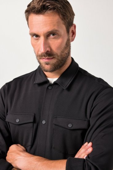 JAY-PI FLEXNAMIC® Sweat-Overshirt Black - Jakne - Muške Jakne Veliki Brojevi