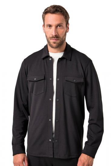 JAY-PI FLEXNAMIC® Sweat-Overshirt Black - Jakne - Muške Jakne Veliki Brojevi