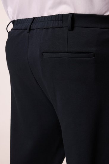 Men+ 207 Bilbao Flexlastic Jersey chino hlače Tamnoplava - Odijela - Muška Odijela Veliki Brojevi