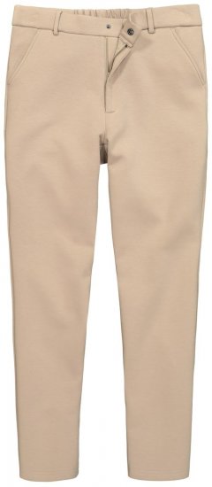 Men+ 207 Bilbao Flexlastic Jersey chino hlače Pješčana - Odijela - Muška Odijela Veliki Brojevi