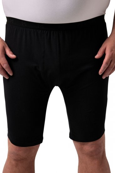 Men+ 439 Bokserice s dugim nogavicama FLEXLASTIC® Crna - Donje rublje & kupaće hlače - muške donje rublje veliki brojevi