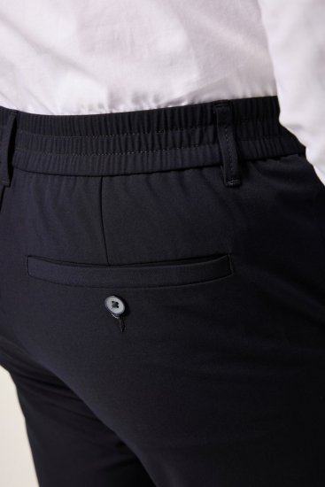 JP1880 Business Trousers Flexnamic Navy - Traperice & hlače - Muške Traperice i Hlače Veliki Brojevi