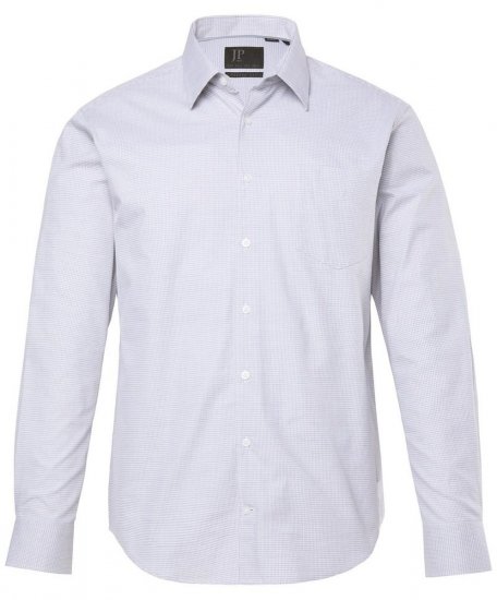 JP1880 Business Shirt Long Sleeve Two-Tone Grey - Košulje - Muške Košulje Veliki Brojevi