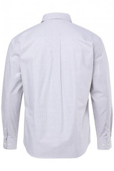 JP1880 Business Shirt Long Sleeve Two-Tone Grey - Košulje - Muške Košulje Veliki Brojevi