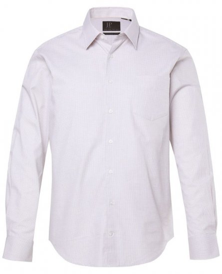 JP1880 Business Shirt Long Sleeve Pink - Košulje - Muške Košulje Veliki Brojevi