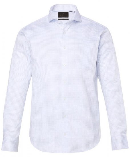 JP1880 Business Shirt Long Sleeve Snow White - Košulje - Muške Košulje Veliki Brojevi