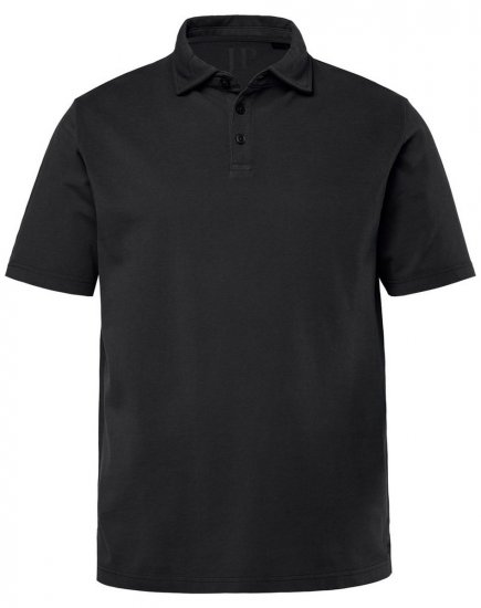 JP1880 Polo Shirt Pique Vintage Black - Polo majice - Muške Polo Majice Veliki Brojevi