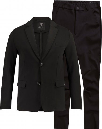 JP1880 Manhattan Flexnamic Business Jersey Suit Black - Odijela - Muška Odijela Veliki Brojevi