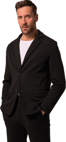 JP1880 Manhattan Flexnamic Business Jersey Suit Black - Odijela - Muška Odijela Veliki Brojevi