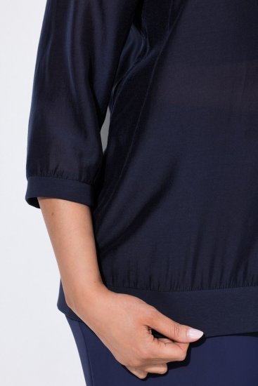 Ulla Popken 841127 Bluza Tamnoplava - Bluze - Bluze velikih veličina za svaki dan