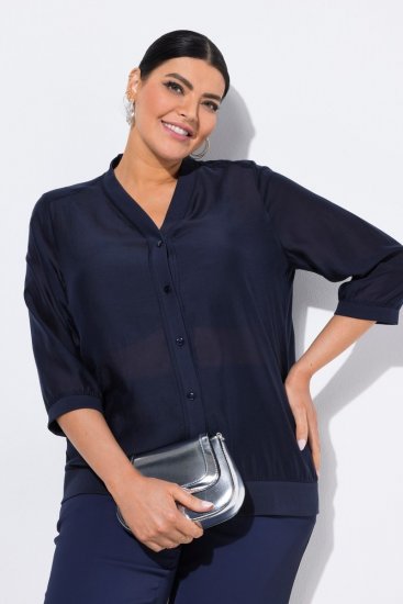 Ulla Popken 841127 Bluza Tamnoplava - Bluze - Bluze velikih veličina za svaki dan