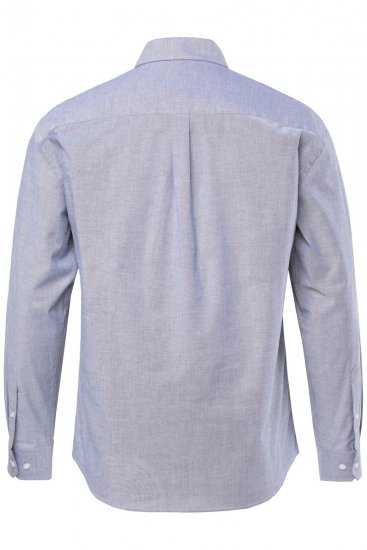 JP1880 Oxford Shirt Long Sleeve Denim Blue - Košulje - Muške Košulje Veliki Brojevi