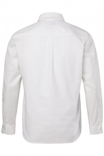 JP1880 Oxford Shirt Flexnamic Long Sleeve Snow White - Košulje - Muške Košulje Veliki Brojevi