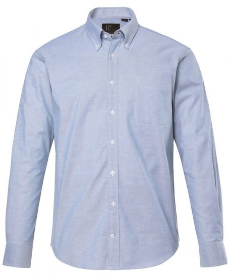 JP1880 Oxford Shirt Flexnamic Long Sleeve Ash Turquoise - Košulje - Muške Košulje Veliki Brojevi