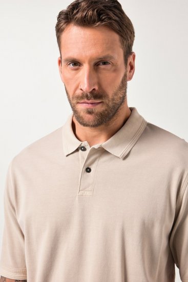 JP1880 Polo Shirt Short Sleeve Pique Dark Dusty Pink - Polo majice - Muške Polo Majice Veliki Brojevi