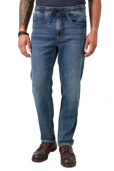 JP1880 FLEXNAMIC Straight Fit Jeans with Stretch Waist - Traperice & hlače - Muške Traperice i Hlače Veliki Brojevi