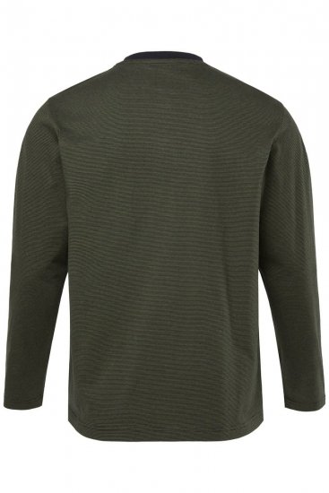 JP1880 Pyjamas Two-piece Striped Dark Green - Donje rublje & kupaće hlače - muške donje rublje veliki brojevi
