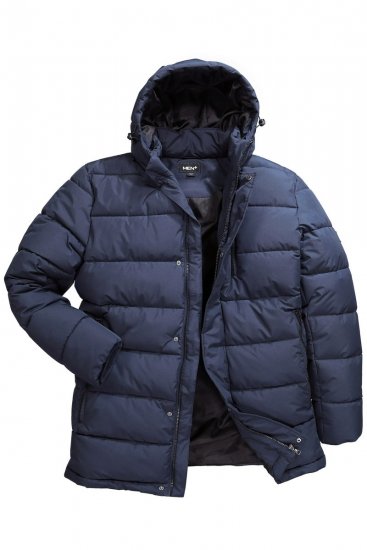 Men+ 426 Parka s kapuljačom Tamnoplava - Jakne - Muške Jakne Veliki Brojevi