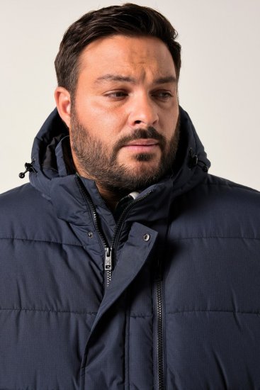 Men+ 426 Parka s kapuljačom Tamnoplava - Jakne - Muške Jakne Veliki Brojevi