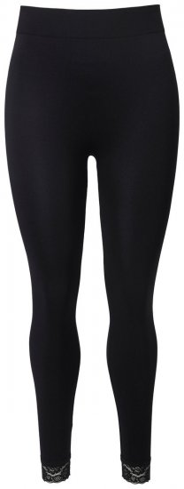 Ulla Popken 844563 Hulahop tajice Crna - Hulahopke & čarape - 