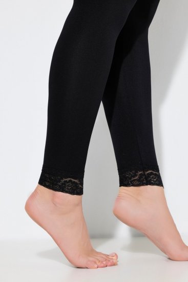 Ulla Popken 844563 Hulahop tajice Crna - Hulahopke & čarape - 