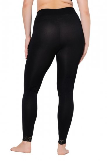 Ulla Popken 844563 Hulahop tajice Crna - Hulahopke & čarape - 