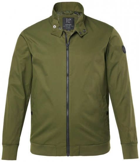 JP1880 844652 Bomber jakna s drukerima Khaki - Jakne - Muške Jakne Veliki Brojevi