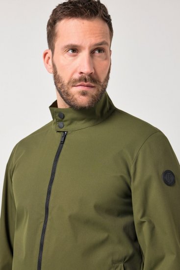 JP1880 844652 Bomber jakna s drukerima Khaki - Jakne - Muške Jakne Veliki Brojevi