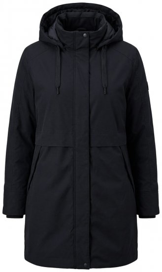 Ulla Popken 845111 Parka Crna - Kaputi - Ženski kaputi velikih veličina