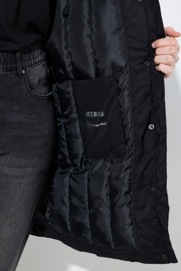 Ulla Popken 845111 Parka Crna - Kaputi - Ženski kaputi velikih veličina
