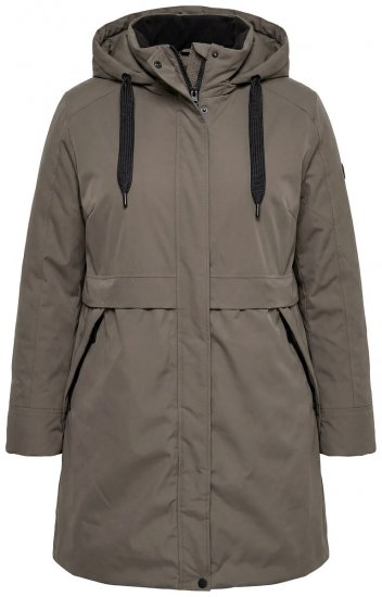 Ulla Popken 845111 Parka Tamnozelena - Kaputi - Ženski kaputi velikih veličina