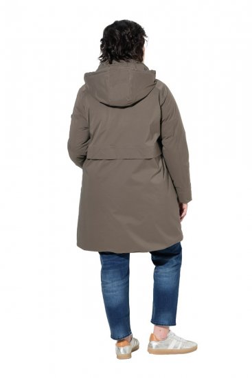 Ulla Popken 845111 Parka Tamnozelena - Kaputi - Ženski kaputi velikih veličina